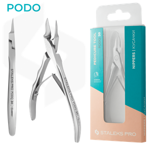 צבתית פודולוגיה לציפורן חודרנית NP-30/18 להב 18 מ"מ | Staleks Pro PODO