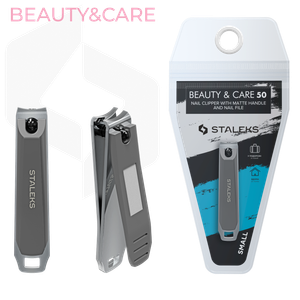 קוצץ ציפורניים KBC-50 בגודל קומפקטי עם פצירה | Staleks Pro Beauty&Care