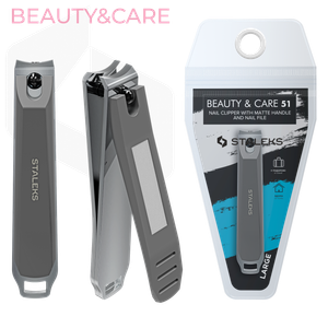 קוצץ ציפורניים גדול KBC-51 עם פצירה | Staleks Pro Beauty&Care