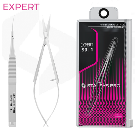 מיקרו-מספריים מקצועיות לקוטיקולה SE-90/1 | <bdi>Staleks Pro Expert</bdi>
