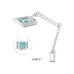 מנורת הגדלה מלבנית לופה לד