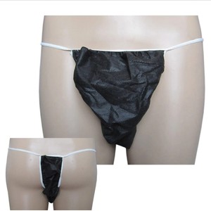 תחתון טנגה לגבר צבע שחור 100 יח'