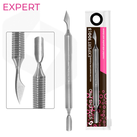 דוחף עור חלול PE-100|3 | <bdi>Staleks Pro Manicure pusher EXPERT 100 TYPE 3</bdi>