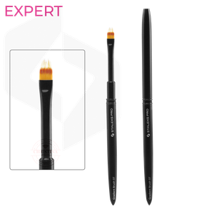 מכחול גרדיאנט ללק ג'ל NBE-07 (אורך 11 מ"מ, רוחב 7 מ"מ) | Staleks Pro EXPERT Brush for gel 06