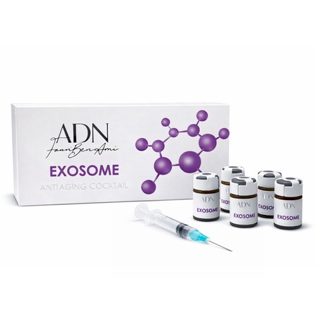 ADN - EXOSOME<br>ערכת אקסוזומים מצמח הסנטלה – 5×5 מ״ל | ריכוז גבוה
