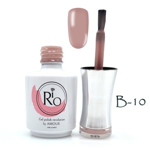 בסיס עם צבע B10 - גוון חום חלבי | Rio Gel Polish