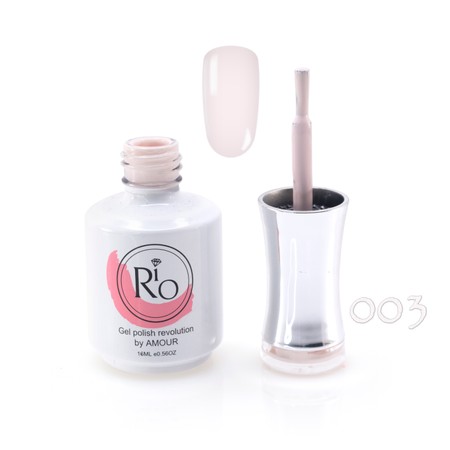 לק ג'ל ריו מספר 003 - גוון אבן בהיר | Rio Gel Polish