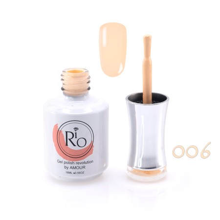 לק ג'ל ריו מספר 006 - גוון שמנת | Rio Gel Polish