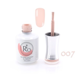 לק ג'ל ריו מספר 007 - גוון ניוד ורוד בהיר | Rio Gel Polish