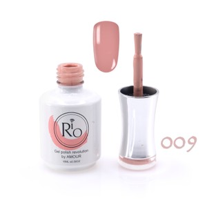 לק ג'ל ריו מספר 009 - גוון ורוד גוף כהה | Rio Gel Polish