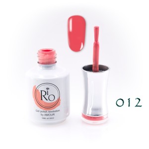 לק ג'ל ריו מספר 012 - גוון ורוד עתיק כהה | Rio Gel Polish