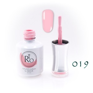 לק ג'ל ריו מספר 019 - גוון ורוד בהיר | Rio Gel Polish