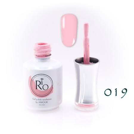 לק ג'ל ריו מספר 019 - גוון ורוד בהיר | Rio Gel Polish