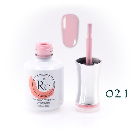 לק ג'ל ריו מספר 021 - גוון ורוד בייבי | Rio Gel Polish