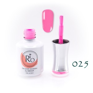 לק ג'ל ריו מספר 025 - גוון ורוד ניאון | Rio Gel Polish