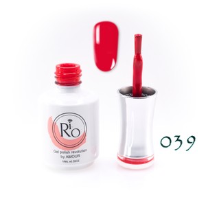 לק ג'ל ריו מספר 039 - גוון אדום בהיר | Rio Gel Polish