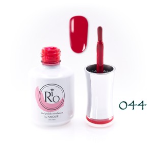 לק ג'ל ריו מספר 044 - גוון אדום אש כהה | Rio Gel Polish