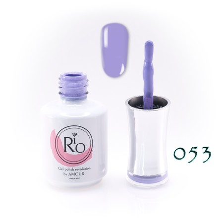 לק ג'ל ריו מספר 053 - גוון סגול- כחול | Rio Gel Polish