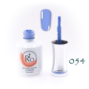לק ג'ל ריו מספר 054 - גוון כחול-סגול בהיר | Rio Gel Polish