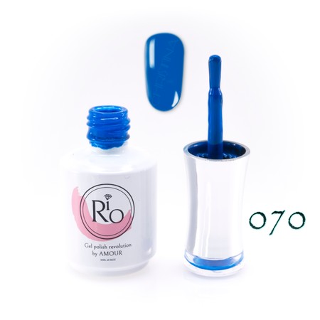 לק ג'ל ריו מספר 070 - כחול רויאל | Rio Gel Polish