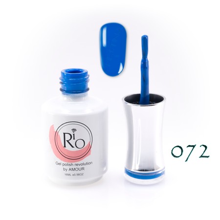 לק ג'ל ריו מספר 072 - גוון כחול ג'ינס | Rio Gel Polish