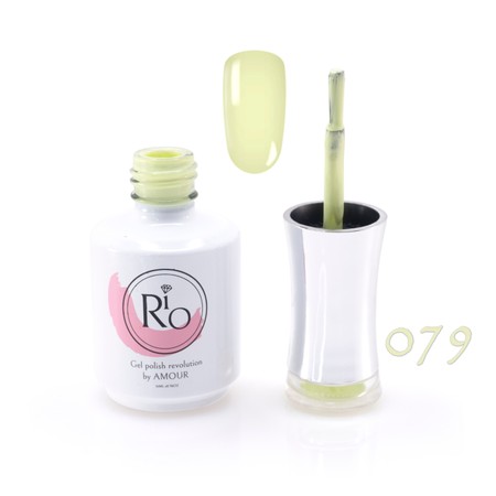 לק ג'ל ריו מספר 079 - גוון ירוק פיסטוק | Rio Gel Polish