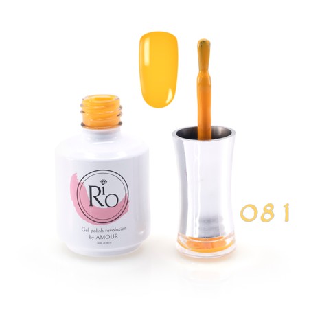לק ג'ל ריו מספר 081 - גוון צהוב מנגו | Rio Gel Polish