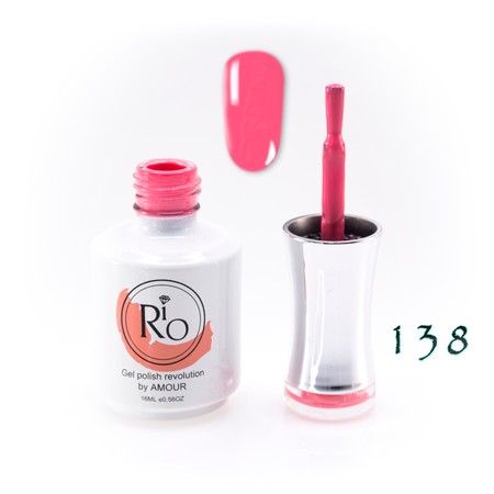 לק ג'ל ריו מספר 138 - גוון ורוד בייבי סתווי | Rio Gel Polish