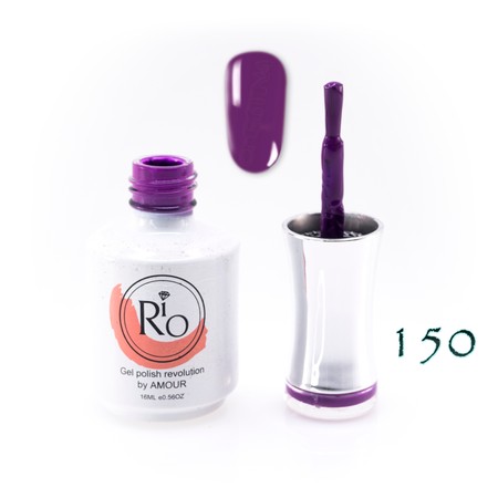 לק ג'ל ריו מספר 150 - גוון סגול ענבים | Rio Gel Polish