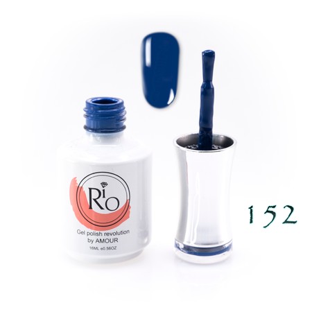 לק ג'ל ריו מספר 152 - גוון כחול אפור ג'ינס | Rio Gel Polish
