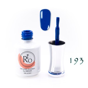 לק ג'ל ריו מספר 193 - גוון כחול קלאסי | Rio Gel Polish