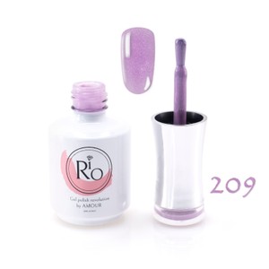 לק ג'ל ריו מספר 209 - גוון סגול לילך עם שימר עדין | Rio Gel Polish