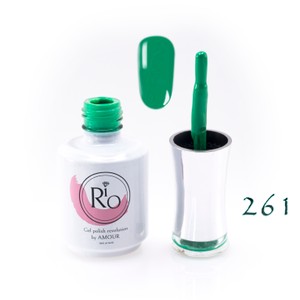 לק ג'ל ריו מספר 261 - גוון ירוק דשא בוהק | Rio Gel Polish