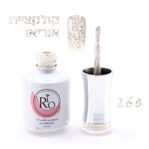 לק ג'ל ריו מספר 268 - גוון ניוד לבן מסדרת אוריאו | Rio Gel Polish