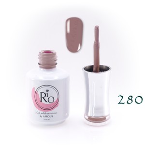 לק ג'ל ריו מספר 280 - גוון סגול לילך-אפור | Rio Gel Polish
