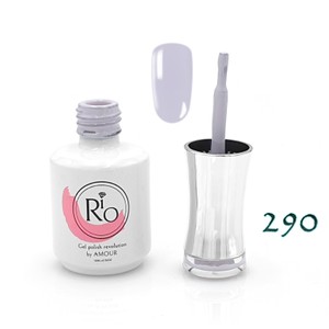 לק ג'ל ריו מספר 290 - גוון סגול לילך לבן | Rio Gel Polish