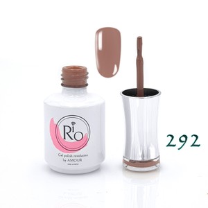 לק ג'ל ריו מספר 292 - גוון חום מוקה | Rio Gel Polish