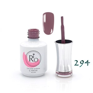לק ג'ל ריו מספר 294 - גוון חום מוקה כהה | Rio Gel Polish