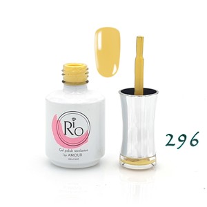 לק ג'ל ריו מספר 296 - גוון צהוב חרדל בהיר | Rio Gel Polish