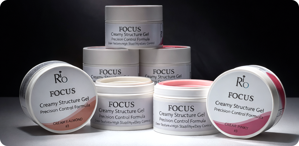 FOCUS Creamy Structure Gel - ג'ל בנייה במרקם חמאה לבניית מבנה ציפורן מושלם