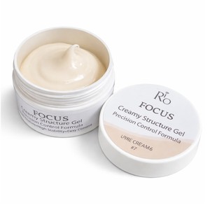 ג'ל בנייה פוקוס PURE CREAM – גוון שמנת בהיר | FOCUS Creamy Structure Gel