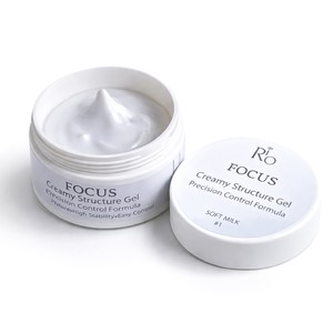 ג'ל בנייה פוקוס SOFT MILK – גוון לבן חלבי רך | FOCUS Creamy Structure Gel