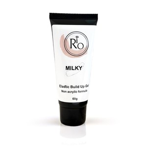אלסטיק ג'ל MILKY - גוון לבן חלבי | RIO Elastic Build Up Gel