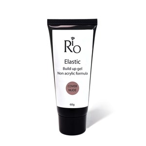 אלסטיק ג'ל Cover Nude - גוון קאבר ניוד | RIO Elastic Build Up Gel