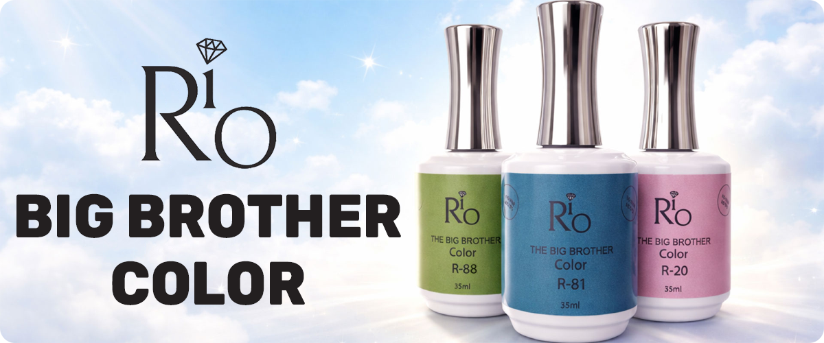 BIG BROTHER לק ג'ל RIO – ג'ל לק מקצועי בבקבוק גדול 35 מ
