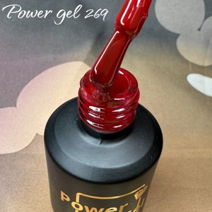 לק ג'ל 269 - Power Gel סדרת בורגונדי