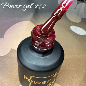 לק ג'ל 272 - Power Gel סדרת בורגונדי