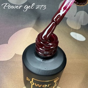 לק ג'ל 273 - Power Gel סדרת בורגונדי