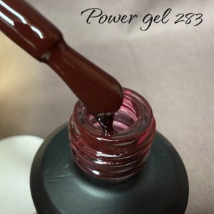 לק ג'ל 283 - Power Gel סדרת בורגונדי