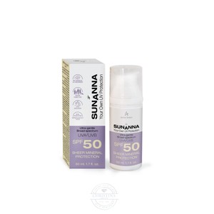 קרם הגנה מינרלי עדין SPF50 SunAnna